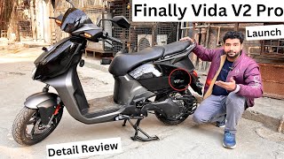 Finally Hero Vida V2 Pro Electric Scooter Launch On Road Price New Features Update Range \u0026 Review !