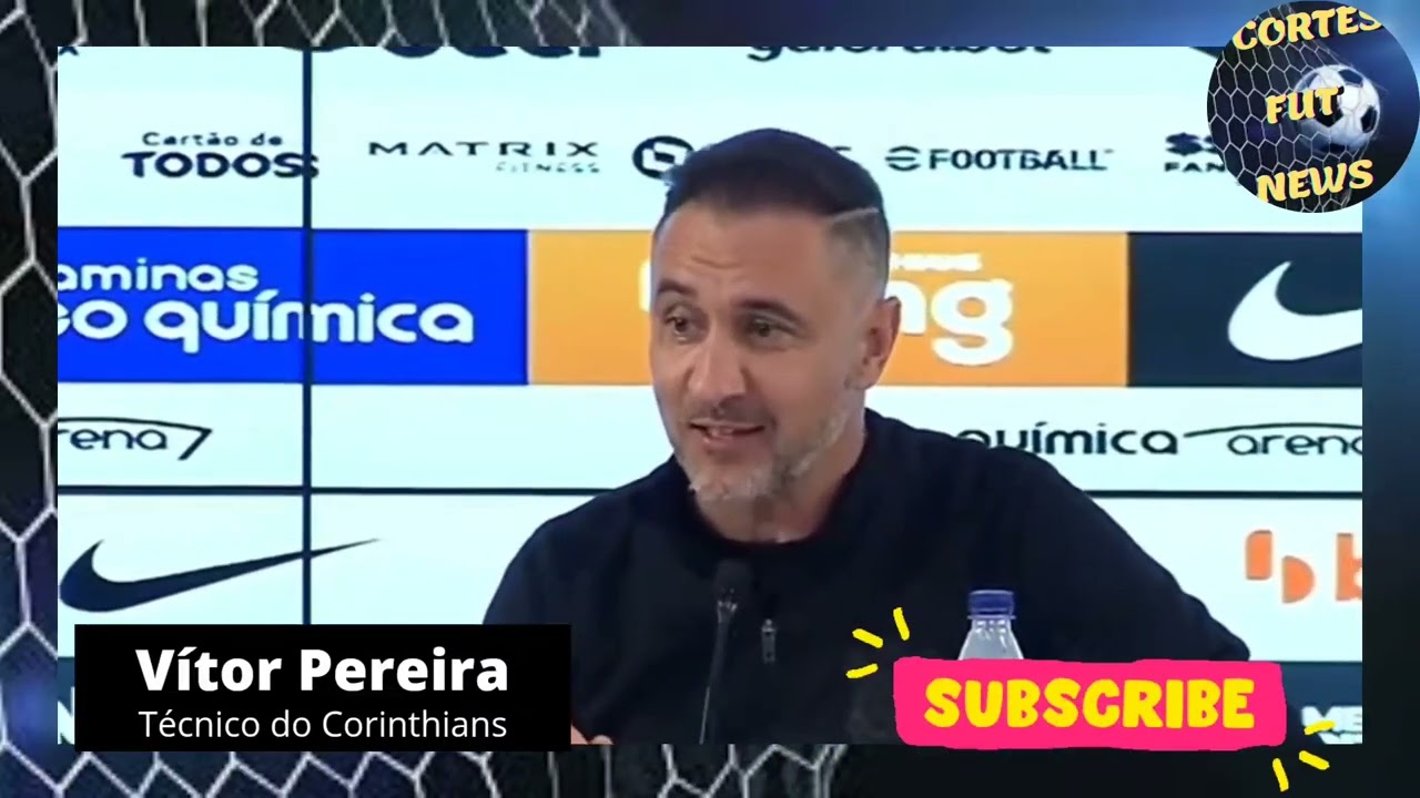 COLETIVA: VÍTOR PEREIRA FALA DO JOGO APÓS EMPATE | CORINTHIANS 0X0 ...