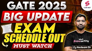 GATE 2025 Exam Date | GATE 2025 Exam Schedule Out | GATE 2025 Notification | GATE 2025 | Rajnish Sir