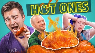 Adults React To Hot Ones