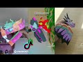 Dragon Puppet Crafts | Paper Dragon TikTok Compilation #74