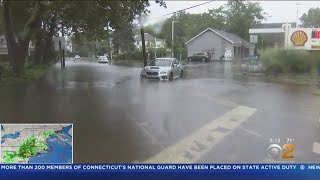 Record-Breaking Rain Leave Some Residents Stuck On Long Island