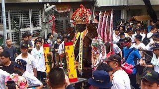 107.6.18南勢街西羅殿保安廣澤尊王入火安座繞境2【西羅殿鎮殿六太保，過境友宮三郊鎮港海安宮】