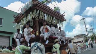 七丁目の山車、曳き廻し　潮来祇園祭禮2016　千秋楽　00209