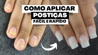 COMO COLOCAR UNHAS POSTIÇAS, FÁCIL E RÁPIDO.