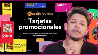 Nuevas Tarjetas Promocionales de Spotify | Spotify Para Artistas