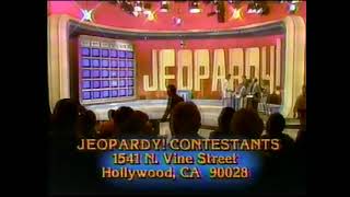 Jeopardy! contestant plug, 1988