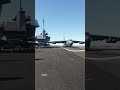 b52がクイーンエリザベスに着艦するフライトシミュレーター映像（前の動画のおまけ映像）　 飛行機 msfs2020