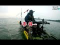 한 겨울에도 이렇게 떨지 않았는데.. hnbkf232 광어낚시 우럭낚시 보트낚시 kayak fishing korea