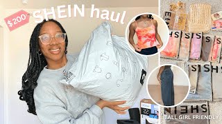 $200 shein try on haul | 20+ items *TALL girl friendly*
