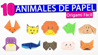Las 10 FIGURAS de PAPEL en Origami más fáciles de hacer