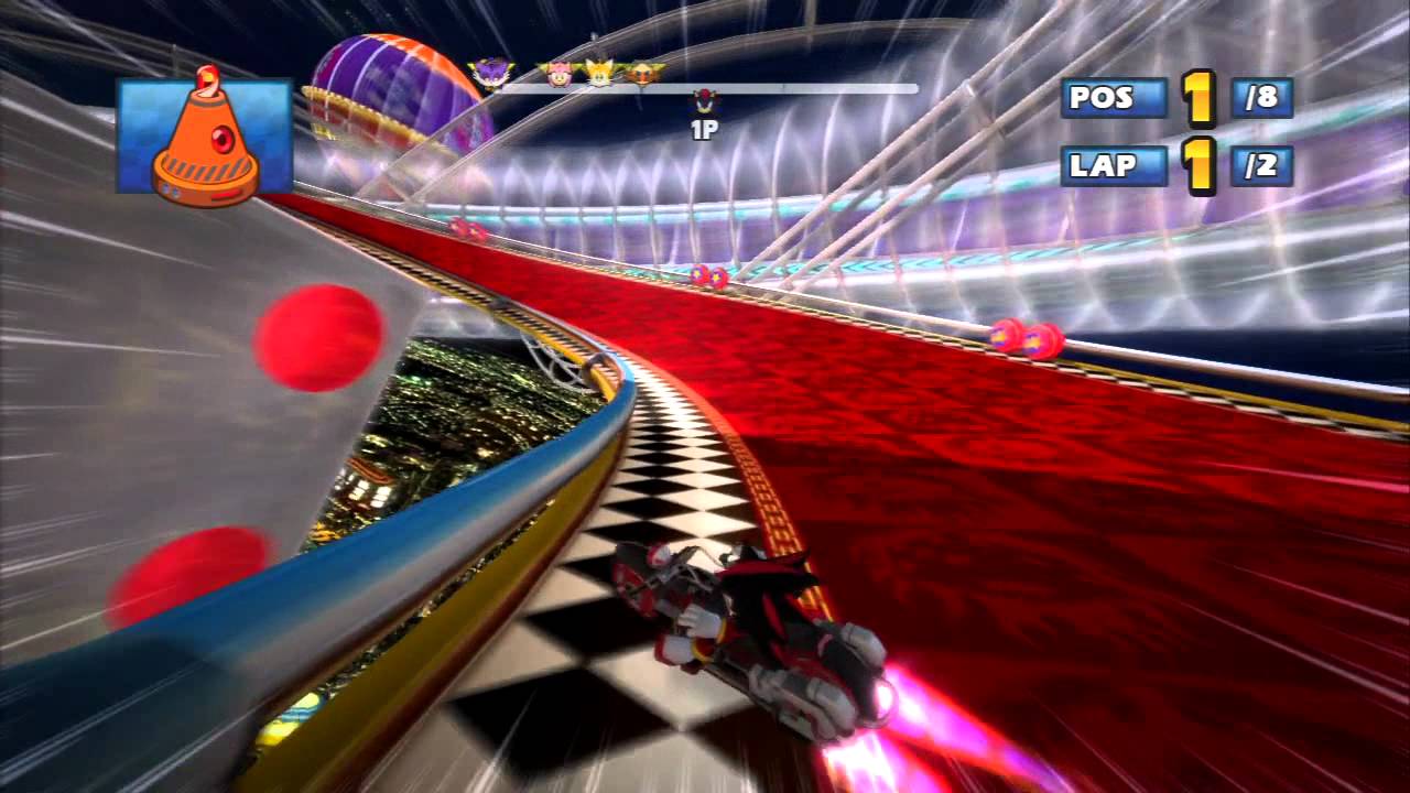 Sonic And Sega All Stars Racing (PS3) Mission 40 Casino Cup - YouTube