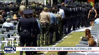 Memorial service for slain Santa Cruz County deputy