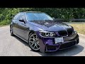 E90 BMW WITH M4 BUMPER WRAPPED IN MIDNIGHT PURPLE