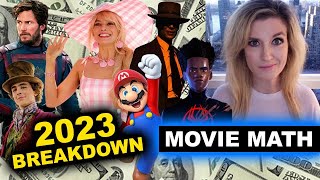 2023 Box Office BREAKDOWN - Disney, Barbie, Oppenheimer, Wonka, Warner Bros Discovery & more!
