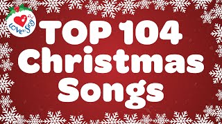 Top 104 Christmas Songs and Carols with Lyrics 🌟🎄 Best Christmas Song Playlist 5 Hours