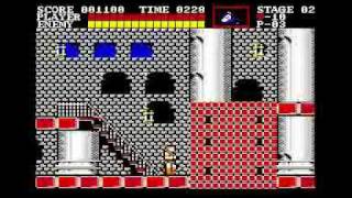 Castlevania - Konami - C64 gameplay video (Commodore 64)