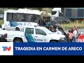 TRAGEDIA EN CARMEN DE ARECO | Cuatro policías murieron en un choque entre camión y un colectivo