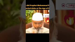 prophet Muhammad married Aisha at age of 9. see why did he married her, by sheik Dr. zakir naik