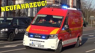 [NEUES KLEINALARMFAHRZEUG!] - Feuerwehr LÜNEBURG: Rüstzug (KdoW, HLF, RW) \u0026 neues KLAF Einsatzfahrt