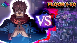 Sukuna VS ALL ILLUSORY TOWER STAGES (Floor 1 - 50) | Jujutsu Kaisen Phantom Parade