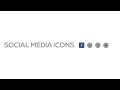 html css javascript - Social Media Icons Animation Tutorial