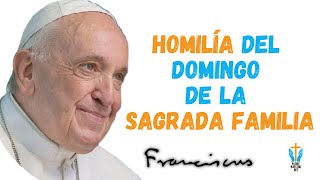 ▷ PAPÁ FRANCISCO | HOMILÍA del DOMINGO de la SAGRADA FAMILIA |