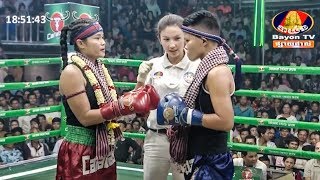 សំ ថារត្ន Sam Tharoth Vs (Thai) Nornggift, 19/August/2018, BayonTV Boxing