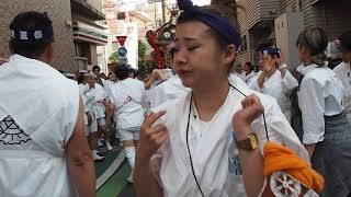 素盞雄神社（すさのおじんじゃ）　天王祭　本社神輿渡御　町屋地区　2018.6.2