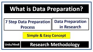 What is Data Preparation in Research? Data Preparation Process