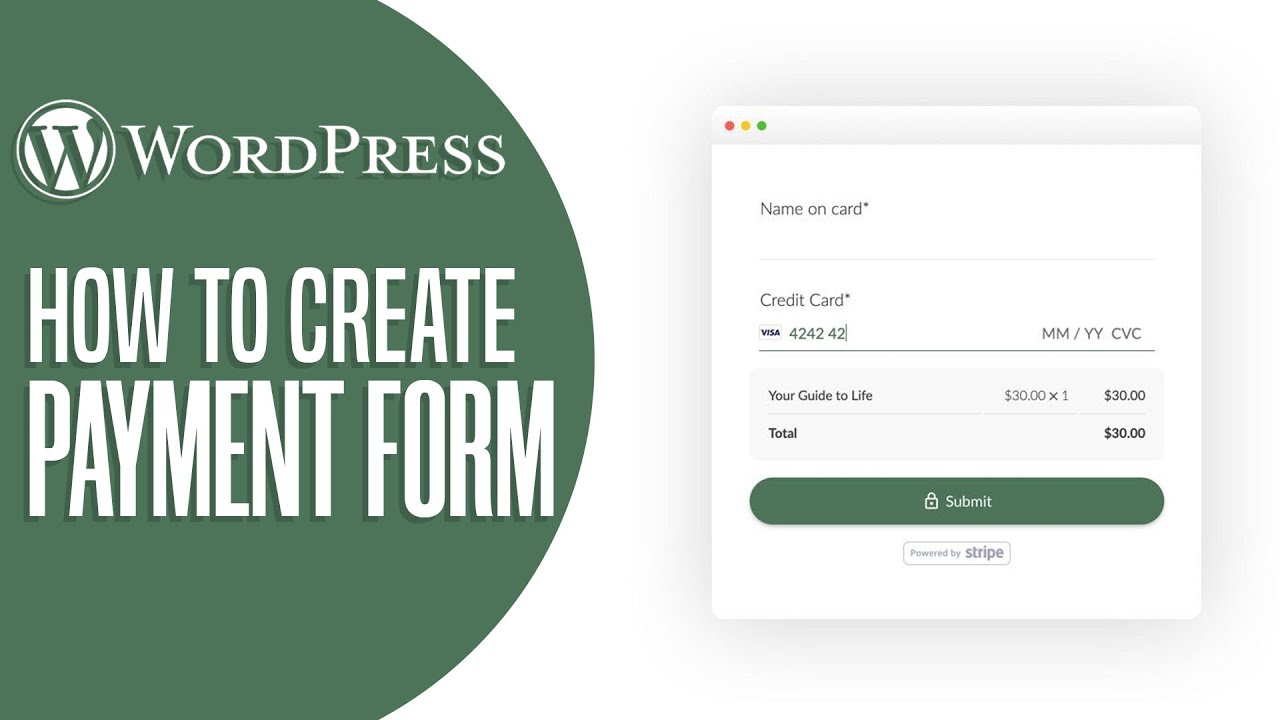 How To Make Payment Forms In Wordpress Easy Tutorial 2025 Youtube