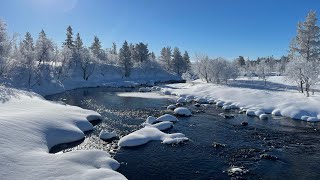 Vintertur på skaren i Högvålen ”Härjedalen ” på turskidor.