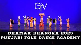 Punjabi Folk Dance Academy Girls at Dhamak Bhangra 2023