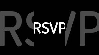 Definition of RSVP