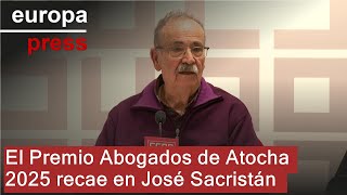 El Premio Abogados de Atocha 2025 recae en José Sacristán