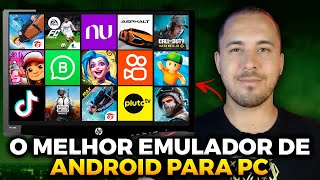 SAIU! O MELHOR Emulador de ANDROID pra PC FRACO - MÉDIO e FORTE de 2025  (EMULADOR NOVO)