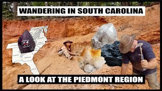 SOUTH CAROLINA GOLD \u0026 GEM GEOLOGY: The Piedmont Region