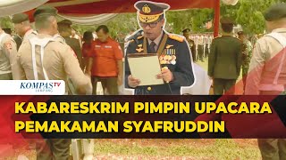 Suasana Haru Selimuti Pemakaman Eks Wakapolri Syafruddin Kambo di TMP Kalibata