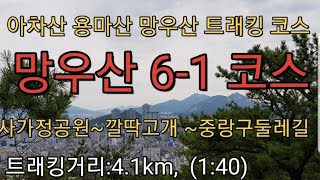 망우산 6-1코스 중랑구둘레길 아차산자락길 아차산 용마산 망우산  사가정공원 깔딱고개