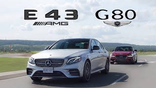 2018 Genesis G80 Sport vs Mercedes E43 AMG Review