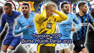 Terbaru! Bursa Transfer Lengkap Musim Panas 2021 - Part 9 || Haaland,Mahrez,Bernardo Silva,ziyech...