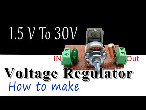 DC voltage regulator using LM 317 ic | how to make DC voltage regulator using LM 317 ic | how to make