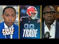 FIRST TAKE | Lions are top Super Bowl contenders after acquiring Za'Darius Smith - Stephen A CLAIMS