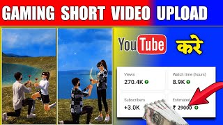 gaming short video upload kaise kare 2024 || How to upload free fire shot videos to youtube 2024