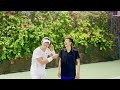 tennis lesson free smash lesson for a ball boy who wants to become a coach