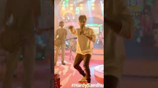 Hardy Sandhu || Hardy Sandhu singing song Hornn Blow with Gippy on stage#Jaani #BPraak #Hardy#shorts