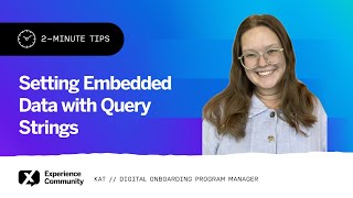 How to Set Embedded Data with Query Strings in Qualtrics
