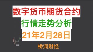 2月28日数字货币BTC比特币ETH以太坊行情走势分析—【桥洞财经】