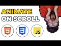 Trigger Animations on Scroll using HTML, CSS & JavaScript - Intersection Observer API
