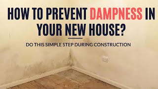 Simple tip to prevent DAMPNESS in walls |  Damp Proof Course | DPC